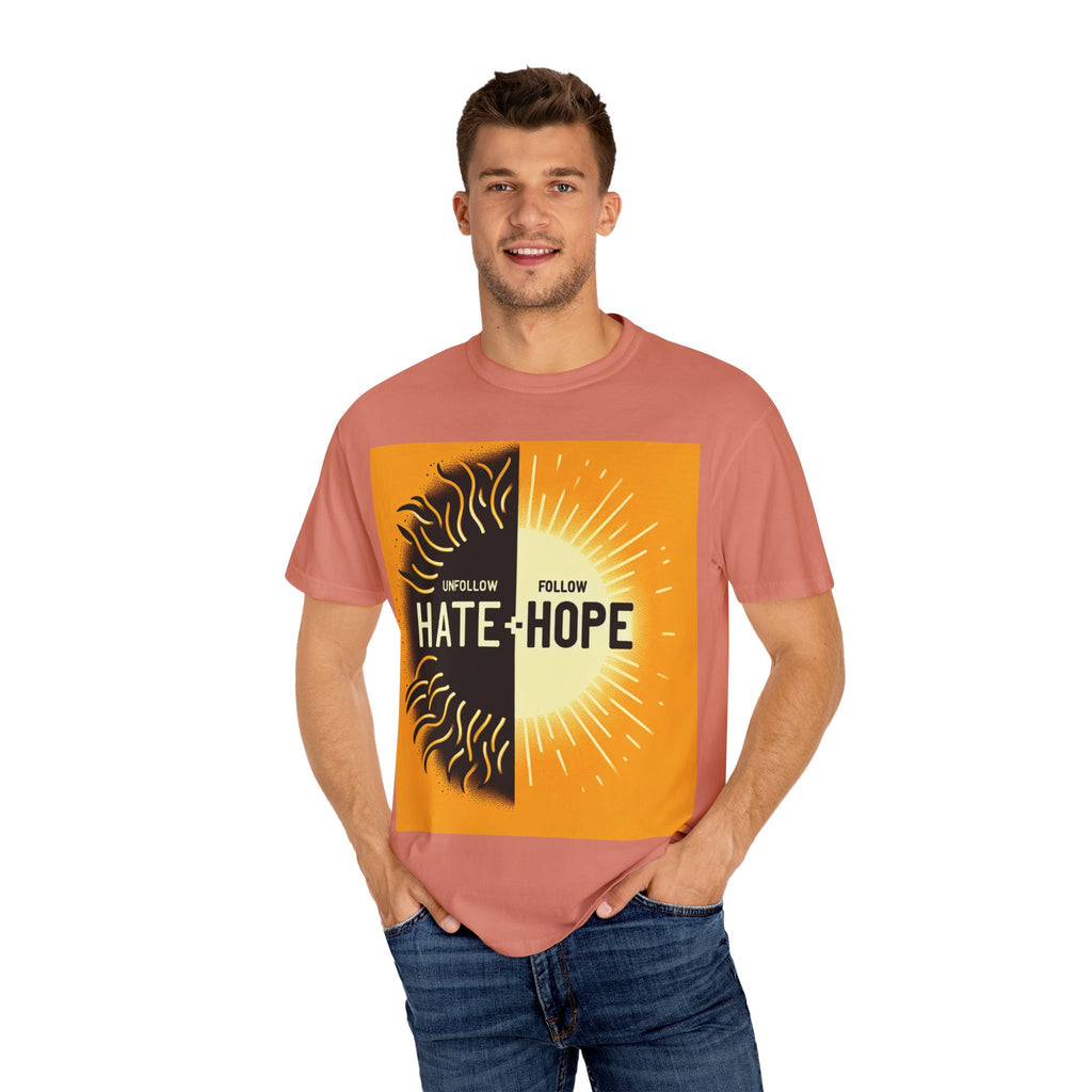 Hope vs Hate Inspirational Unisex T-shirt