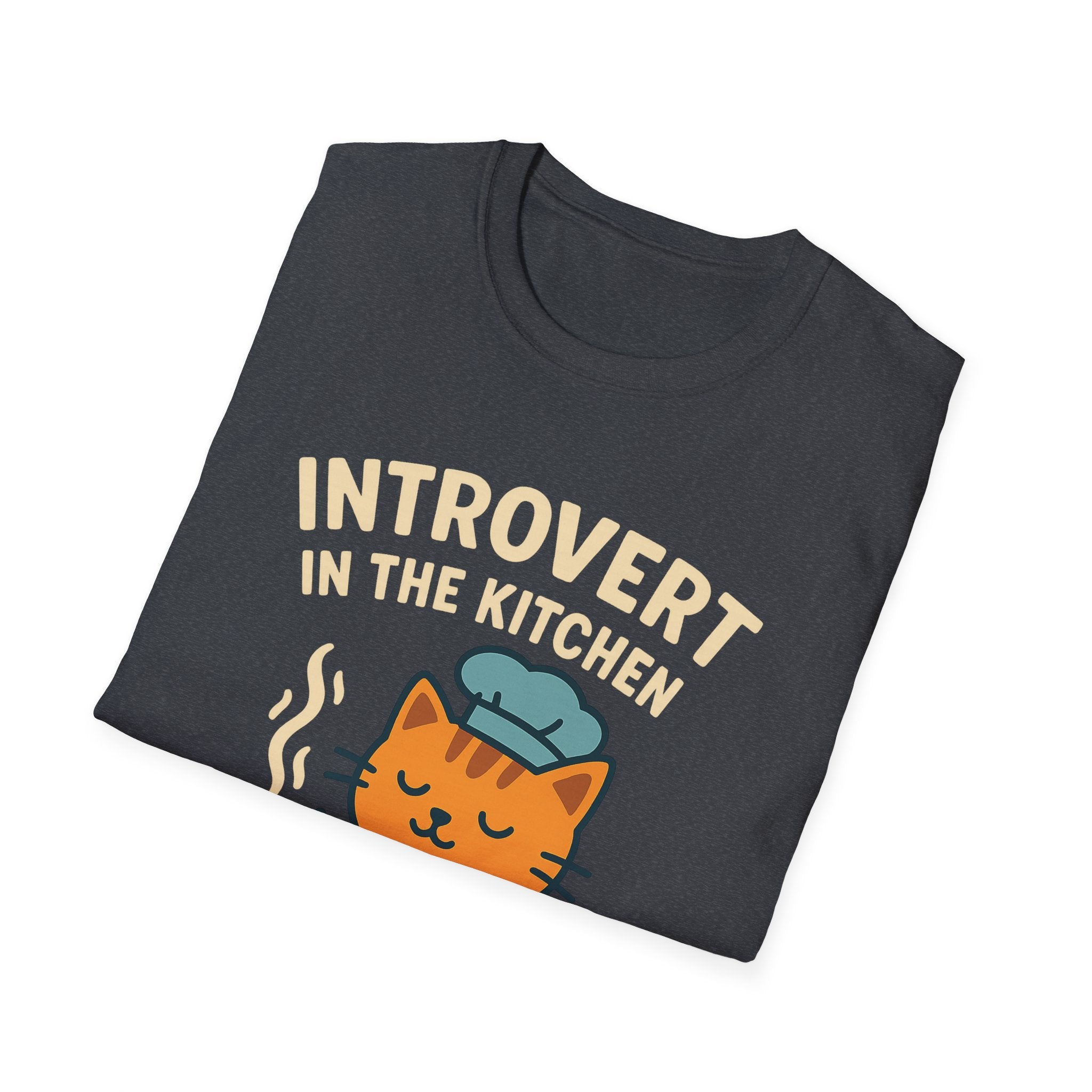 Cat Cooking Kitchen Softstyle T-Shirt