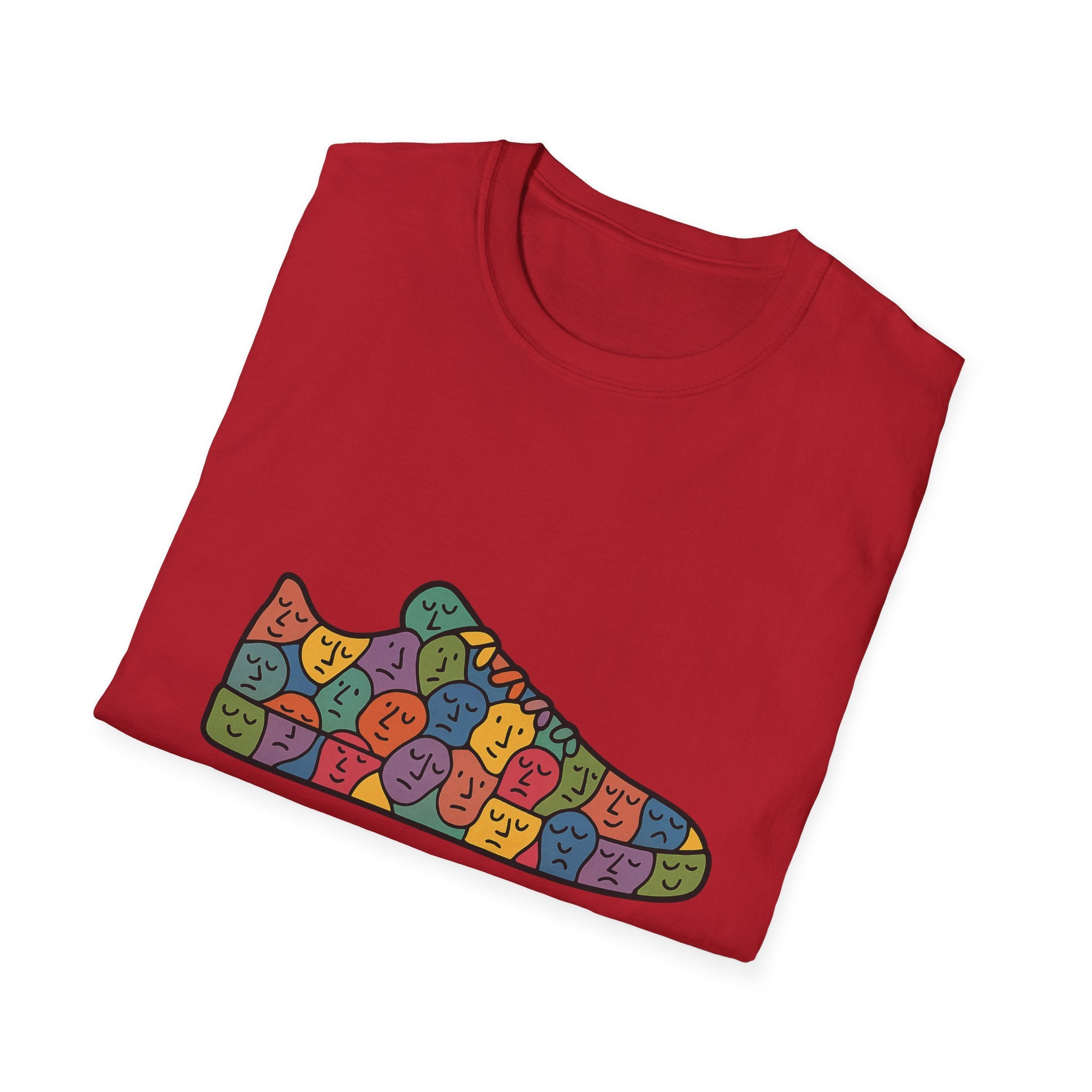 Empathy Graphic Softstyle T-Shirt: Walk in their shoes
