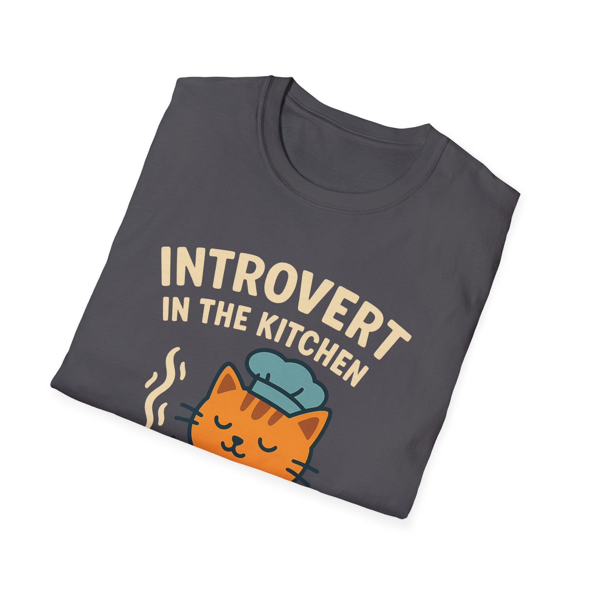 Cat Cooking Kitchen Softstyle T-Shirt