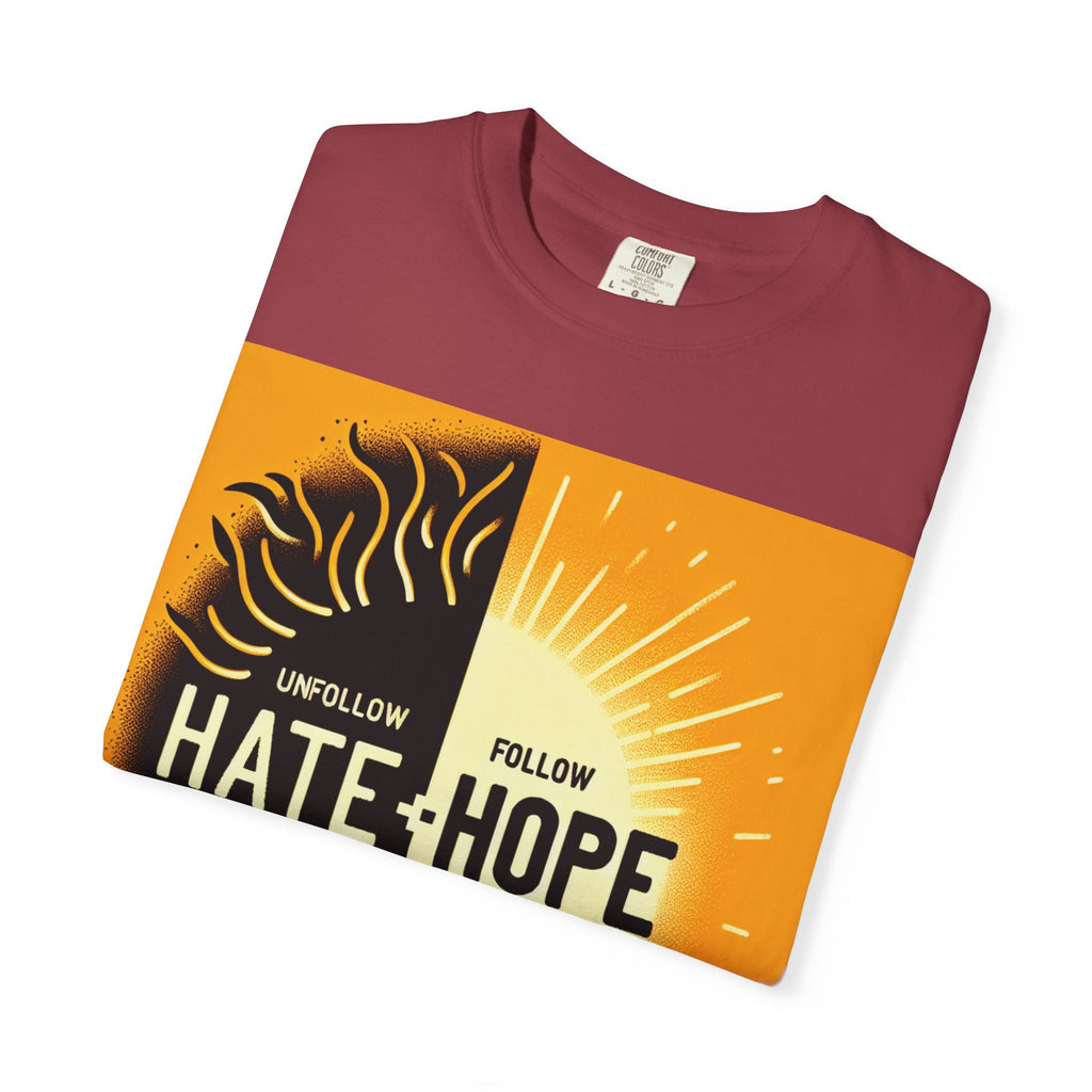 Hope vs Hate Inspirational Unisex T-shirt