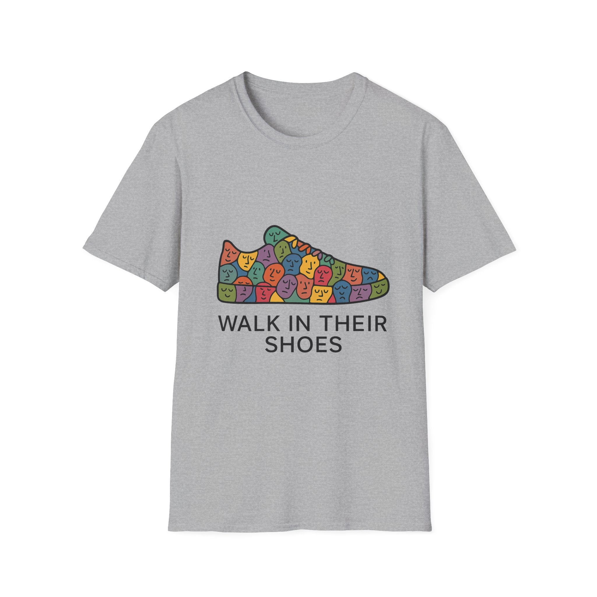 Empathy Graphic Softstyle T-Shirt: Walk in their shoes