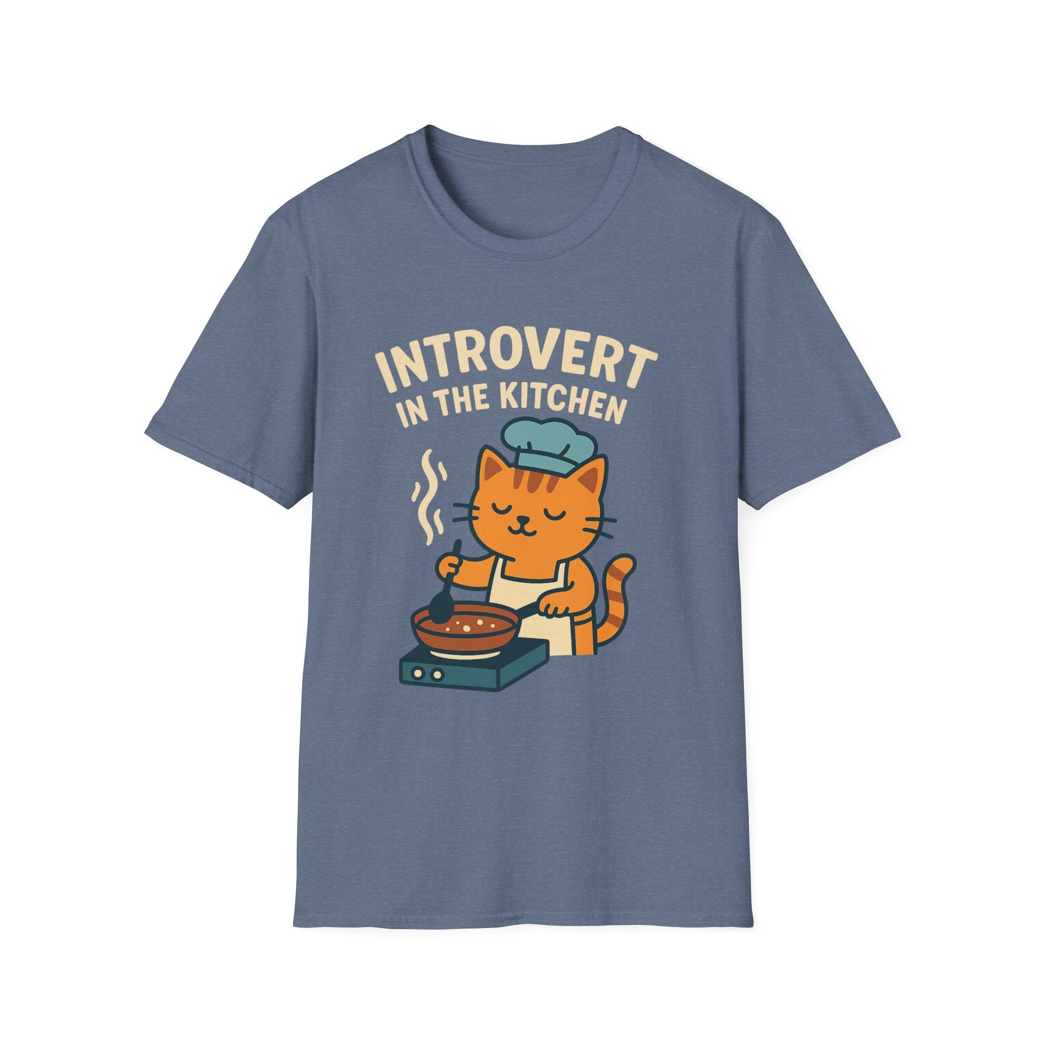 Cat Cooking Kitchen Softstyle T-Shirt