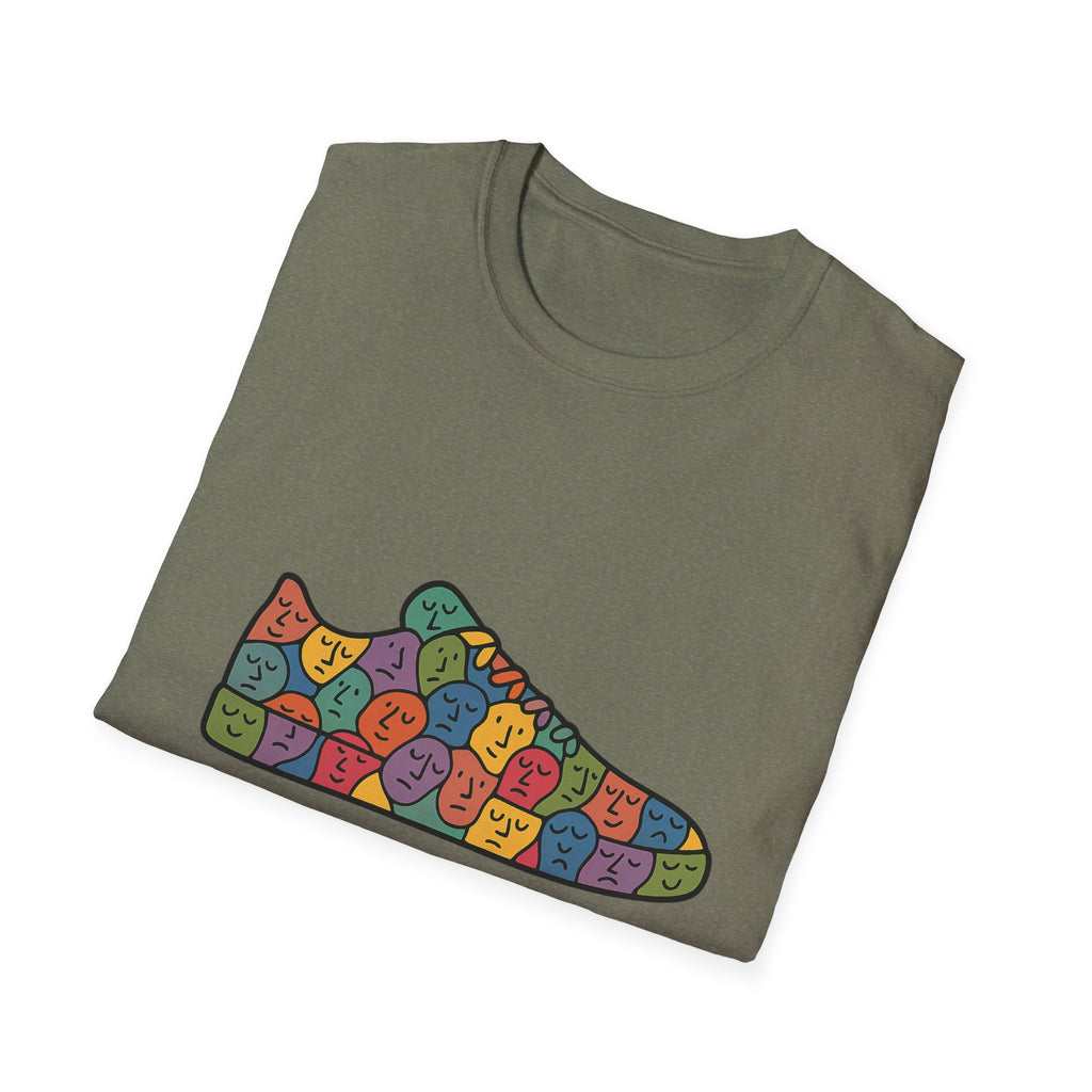 Empathy Graphic Softstyle T-Shirt: Walk in their shoes