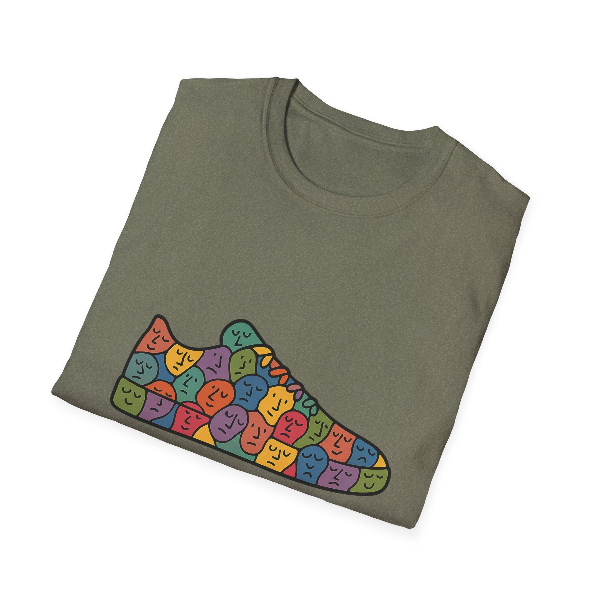 Empathy Graphic Softstyle T-Shirt: Walk in their shoes