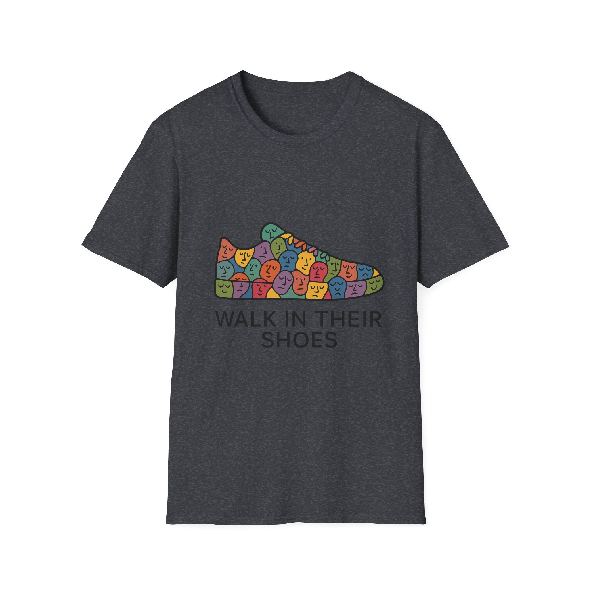 Empathy Graphic Softstyle T-Shirt: Walk in their shoes