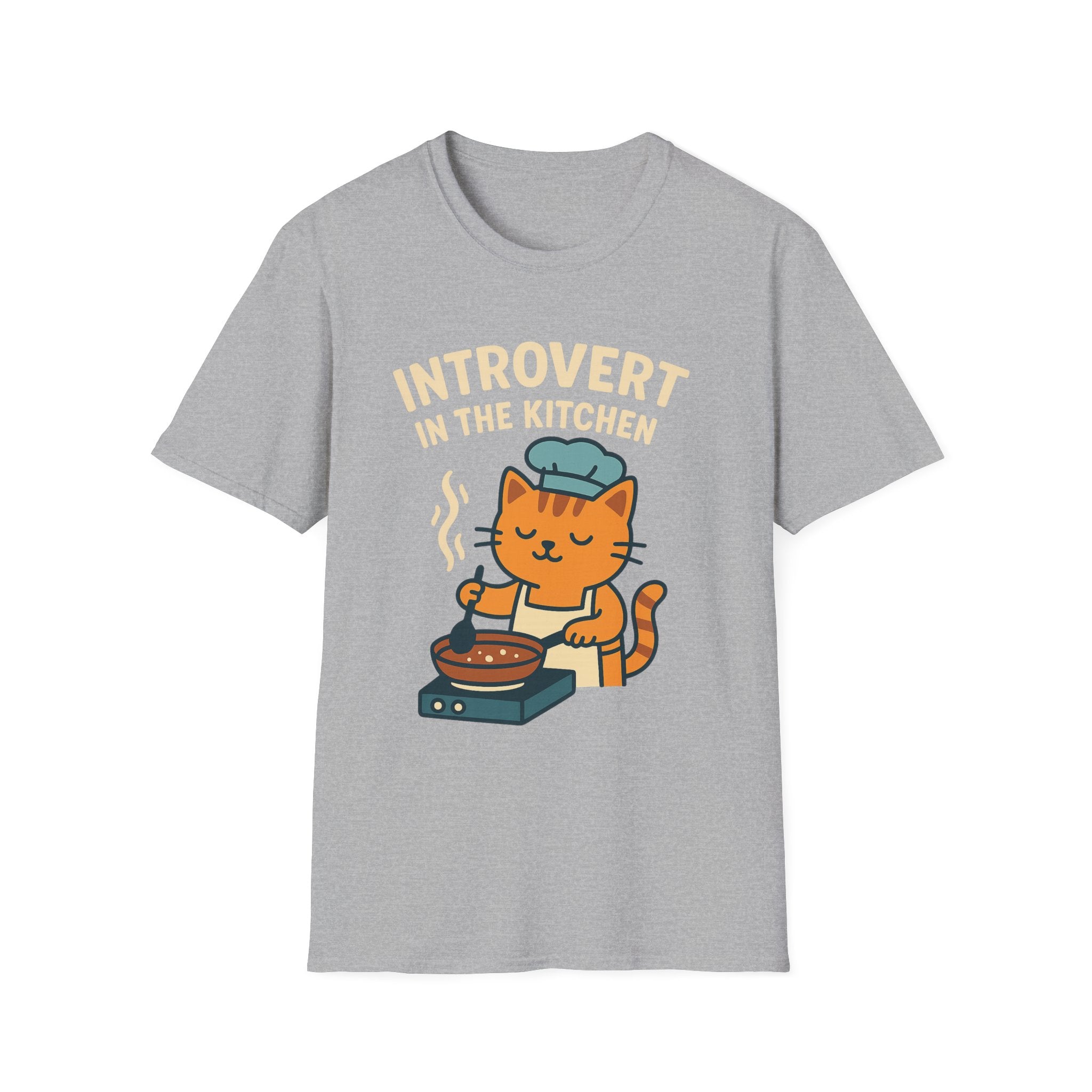 Cat Cooking Kitchen Softstyle T-Shirt
