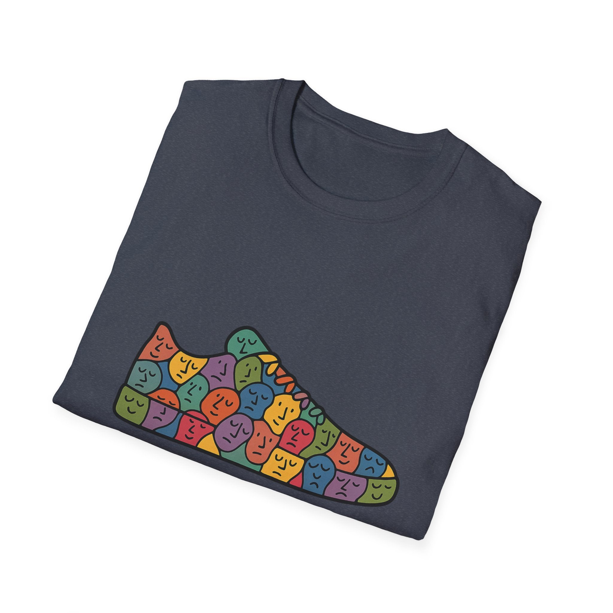 Empathy Graphic Softstyle T-Shirt: Walk in their shoes
