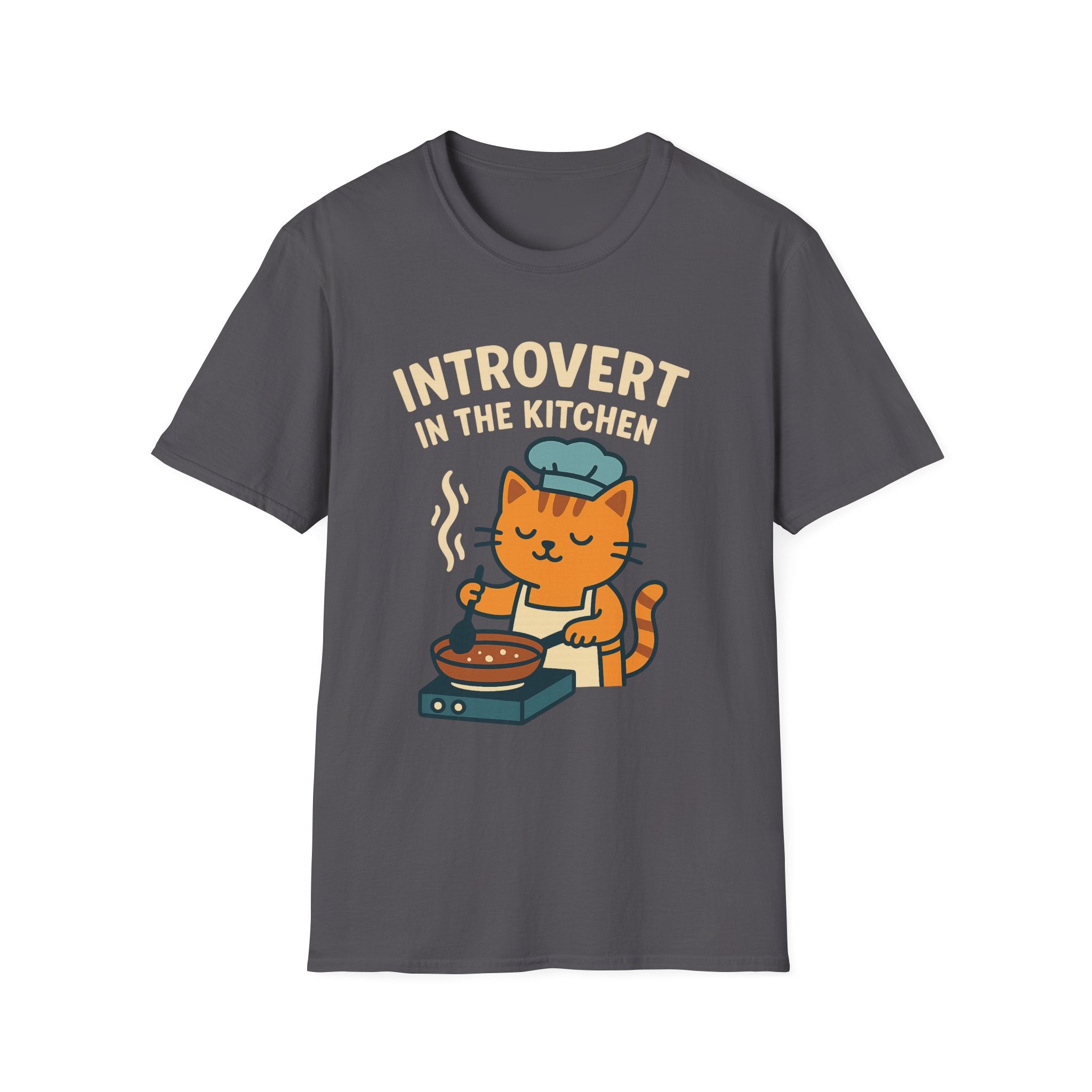 Cat Cooking Kitchen Softstyle T-Shirt