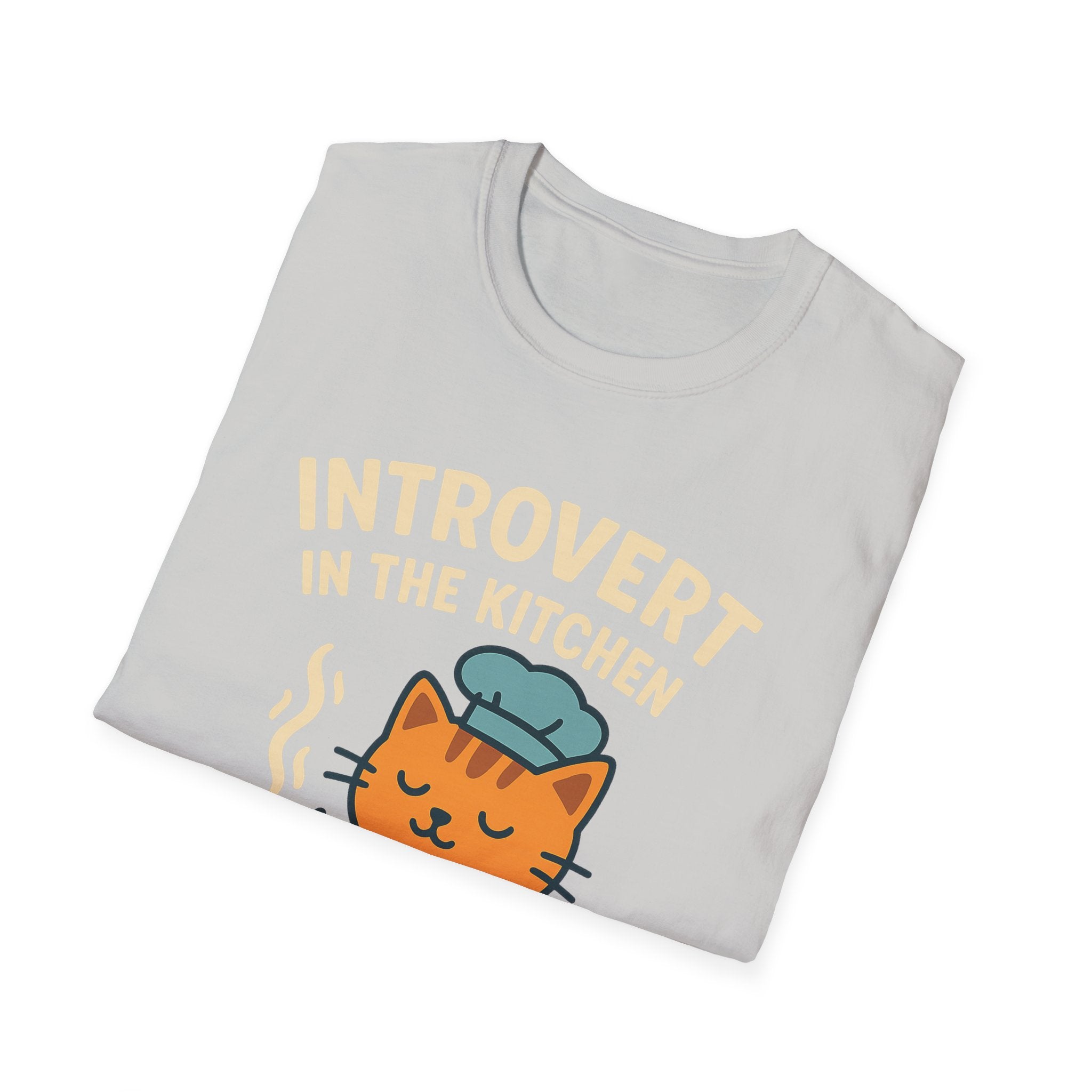 Cat Cooking Kitchen Softstyle T-Shirt