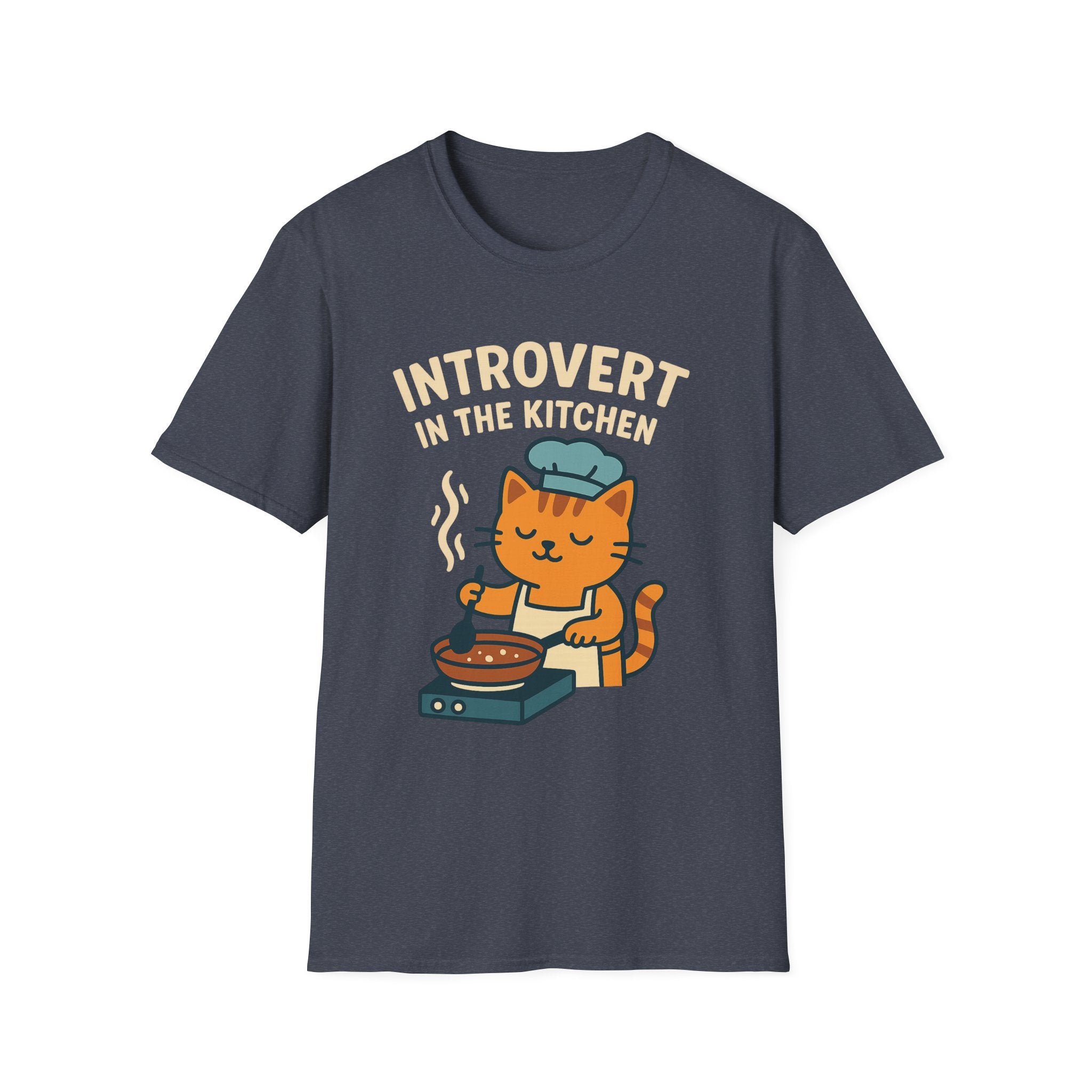 Cat Cooking Kitchen Softstyle T-Shirt