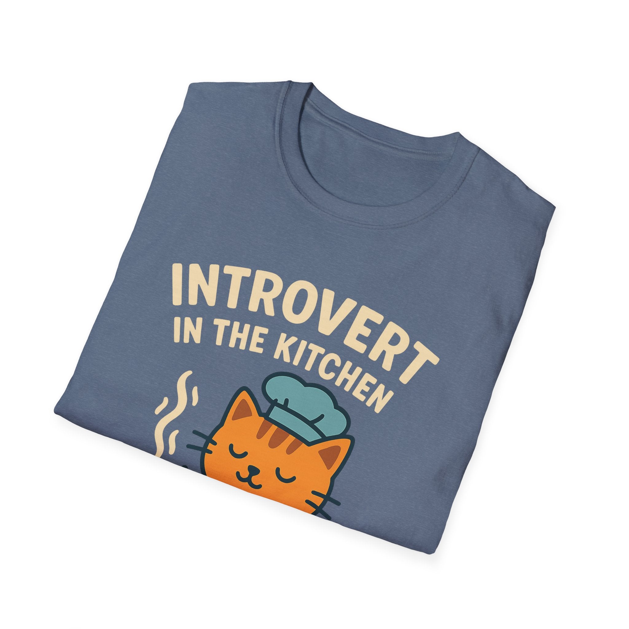 Cat Cooking Kitchen Softstyle T-Shirt