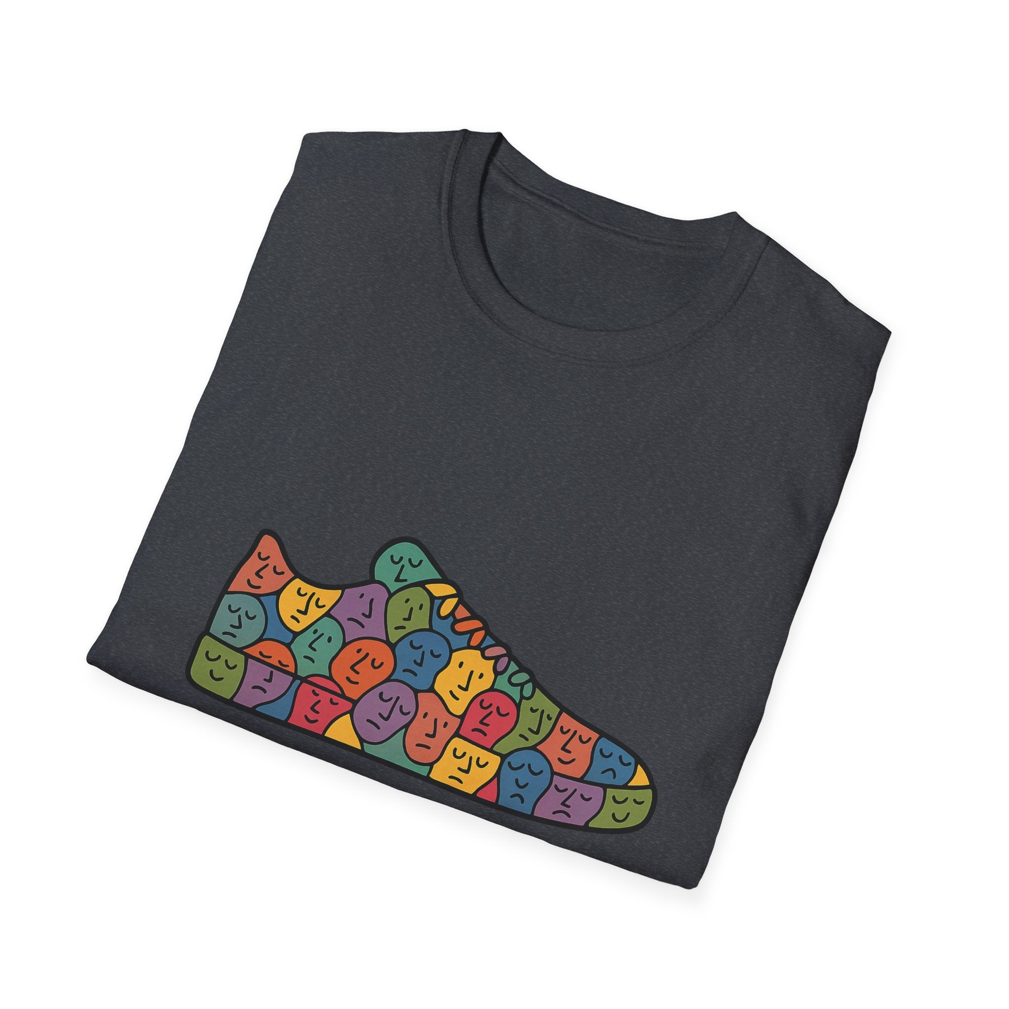 Empathy Graphic Softstyle T-Shirt: Walk in their shoes