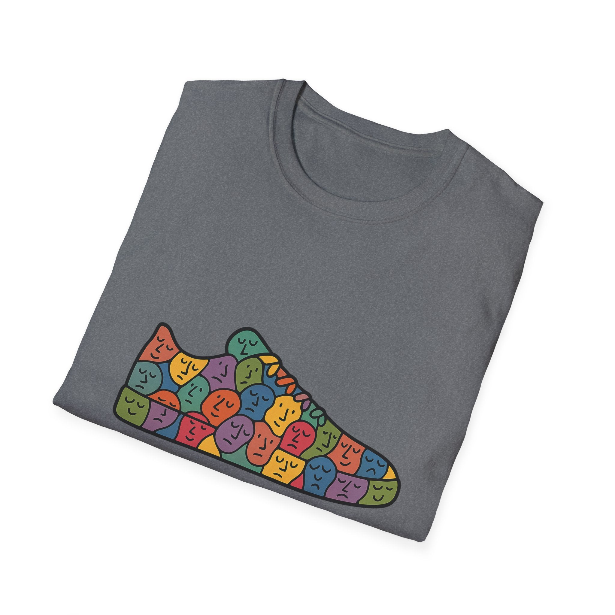 Empathy Graphic Softstyle T-Shirt: Walk in their shoes