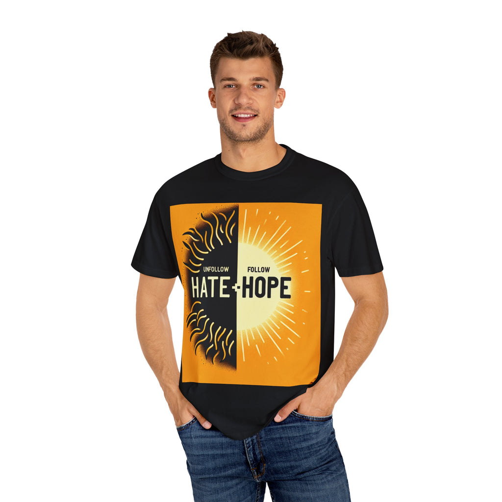 Hope vs Hate Inspirational Unisex T-shirt