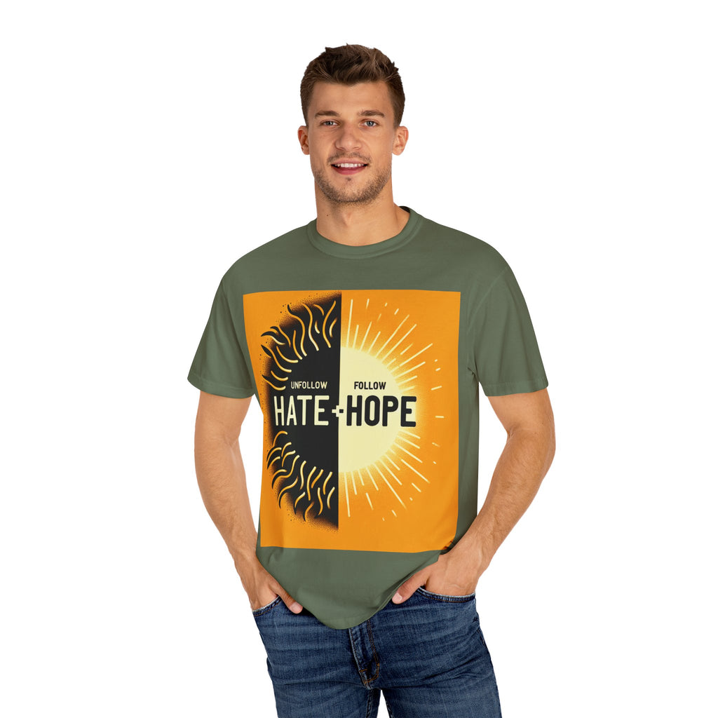 Hope vs Hate Inspirational Unisex T-shirt