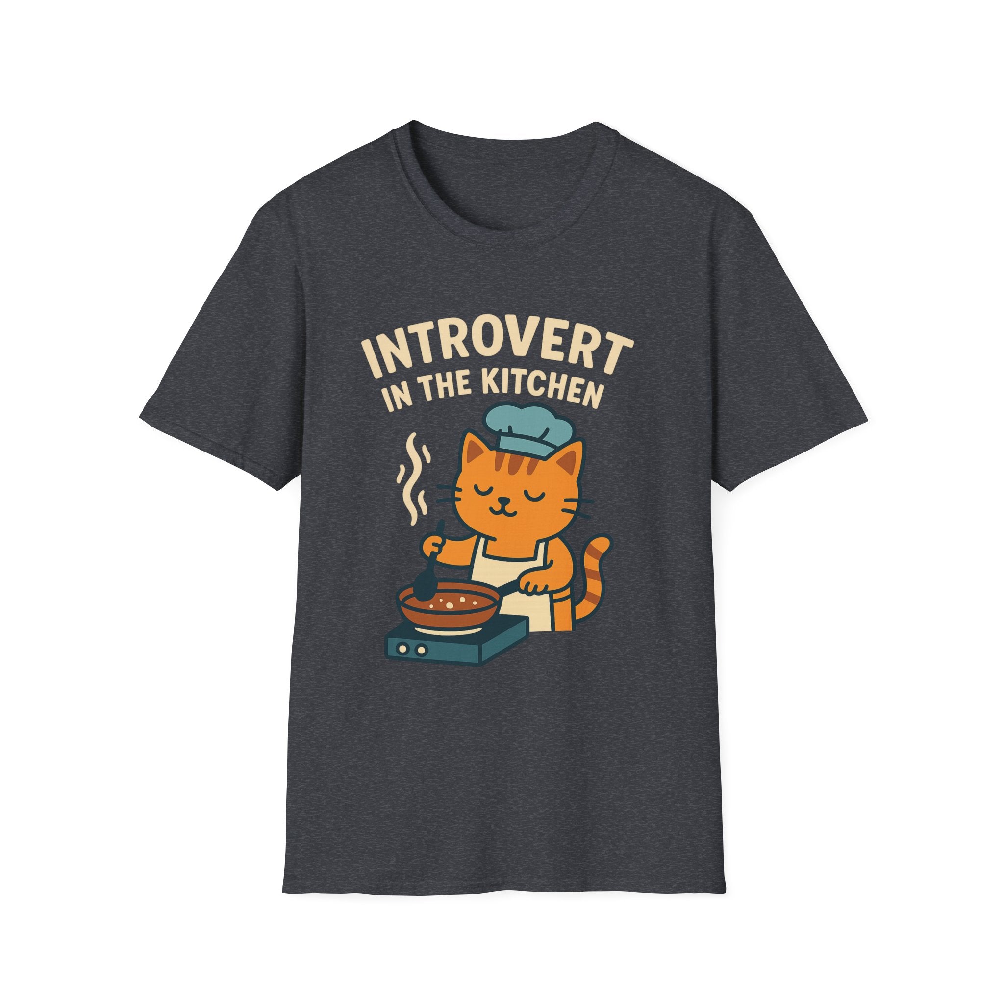 Cat Cooking Kitchen Softstyle T-Shirt