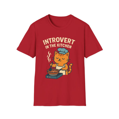 Cat Cooking Kitchen Softstyle T-Shirt