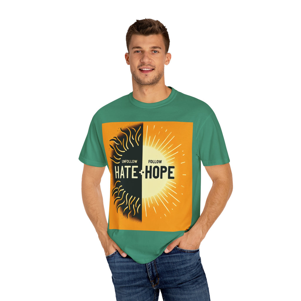 Hope vs Hate Inspirational Unisex T-shirt