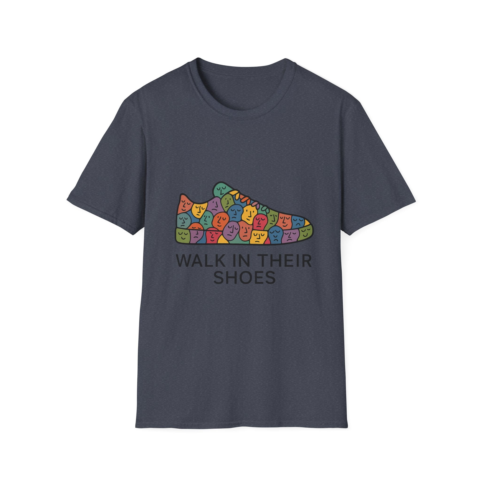 Empathy Graphic Softstyle T-Shirt: Walk in their shoes