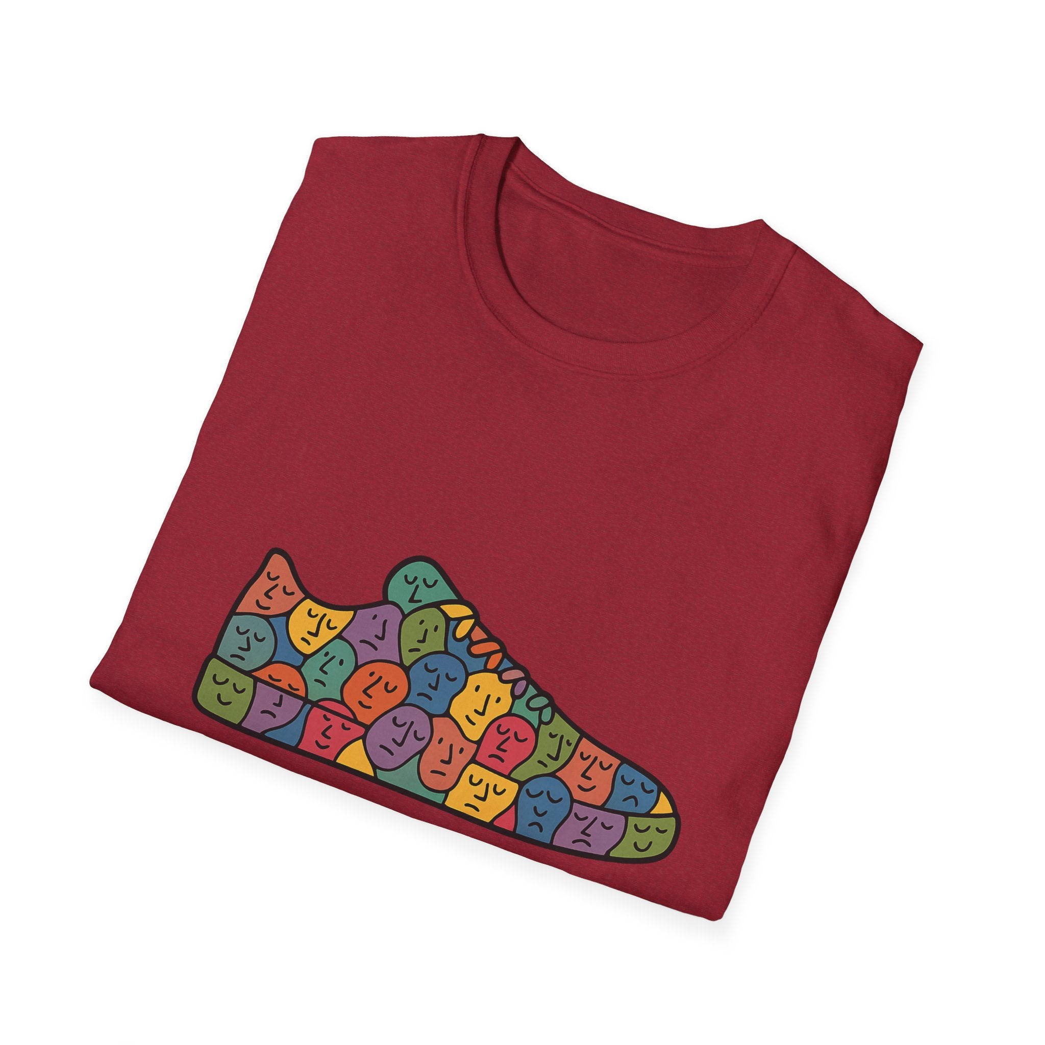 Empathy Graphic Softstyle T-Shirt: Walk in their shoes