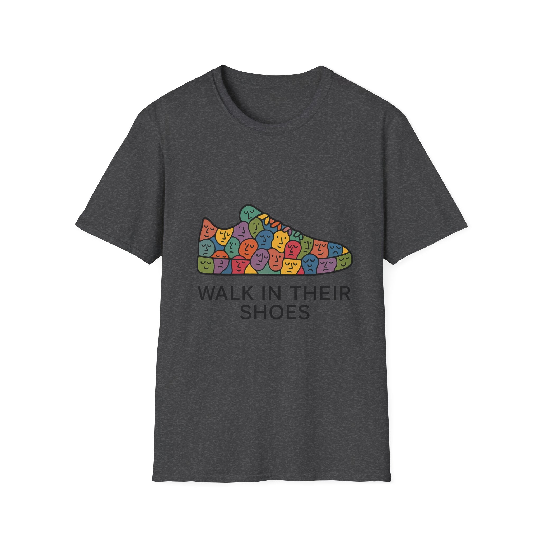 Empathy Graphic Softstyle T-Shirt: Walk in their shoes