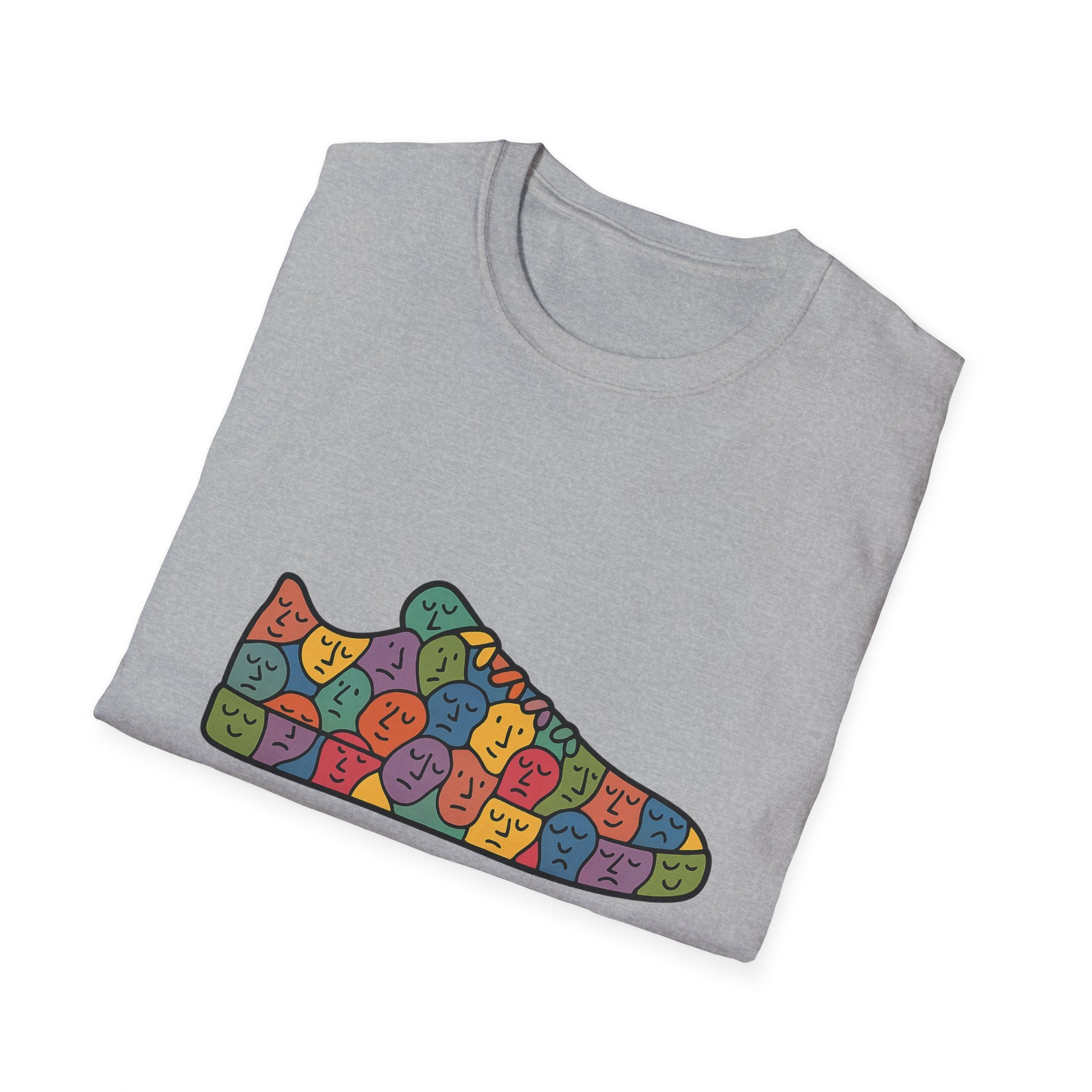 Empathy Graphic Softstyle T-Shirt: Walk in their shoes