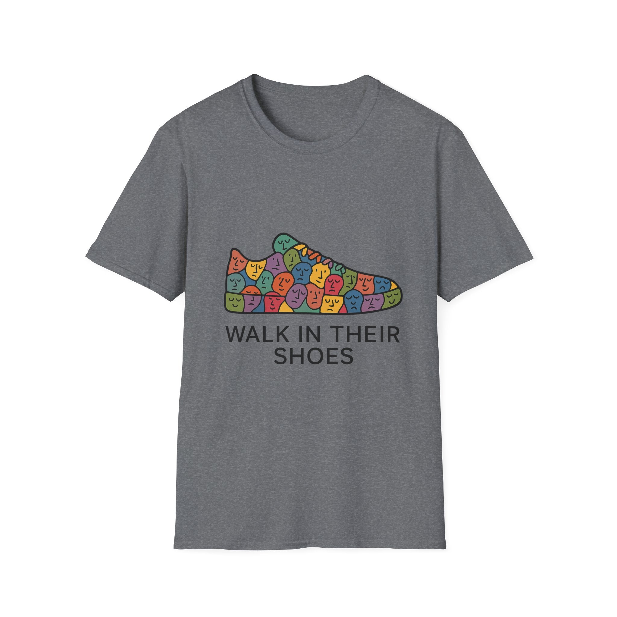 Empathy Graphic Softstyle T-Shirt: Walk in their shoes