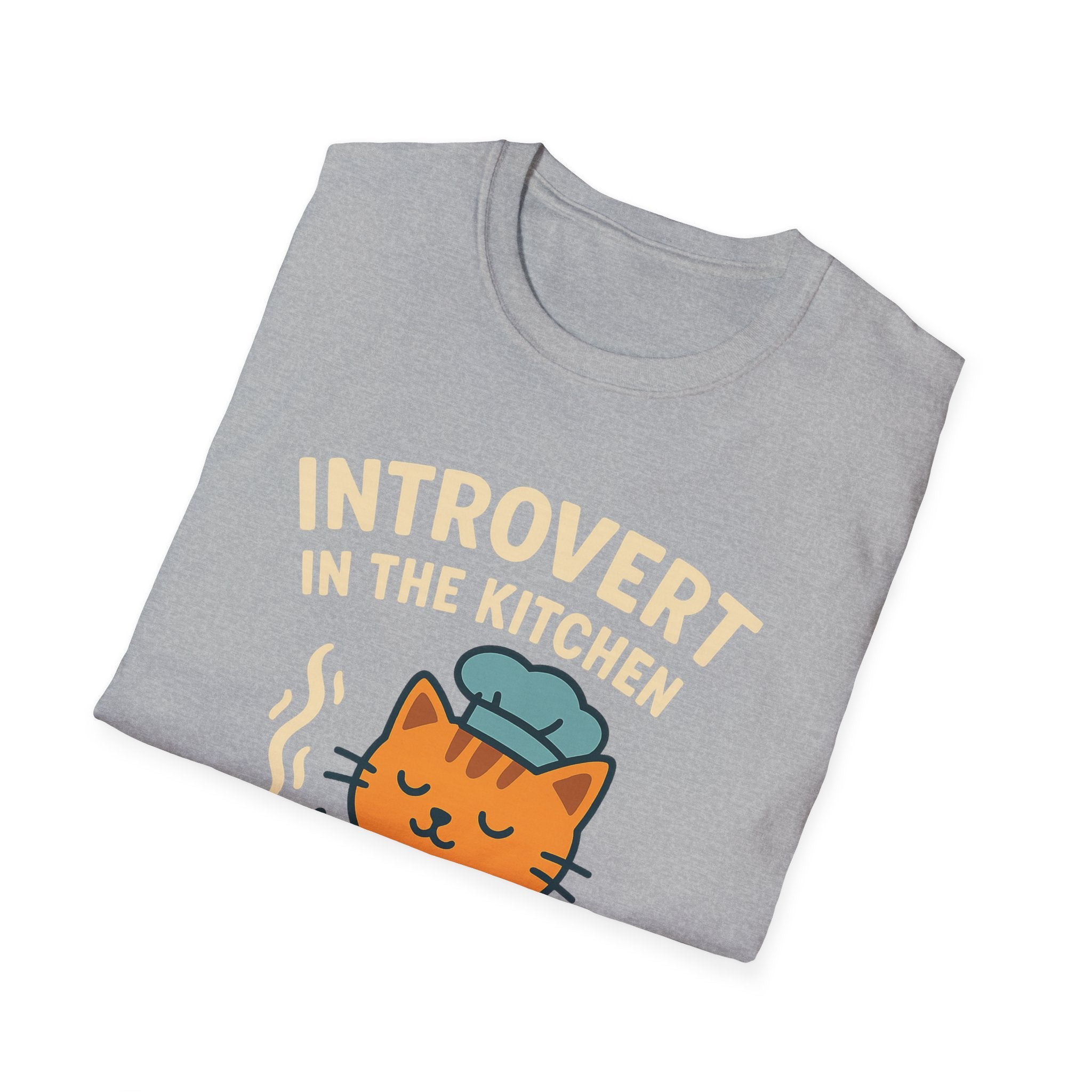 Cat Cooking Kitchen Softstyle T-Shirt