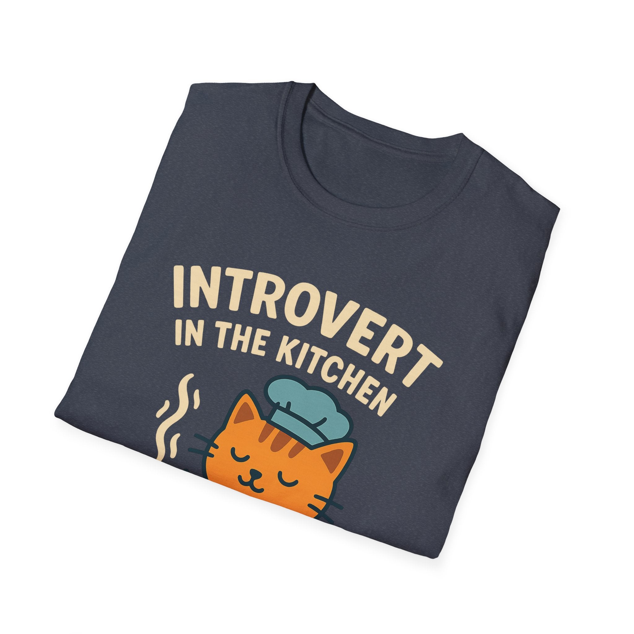 Cat Cooking Kitchen Softstyle T-Shirt