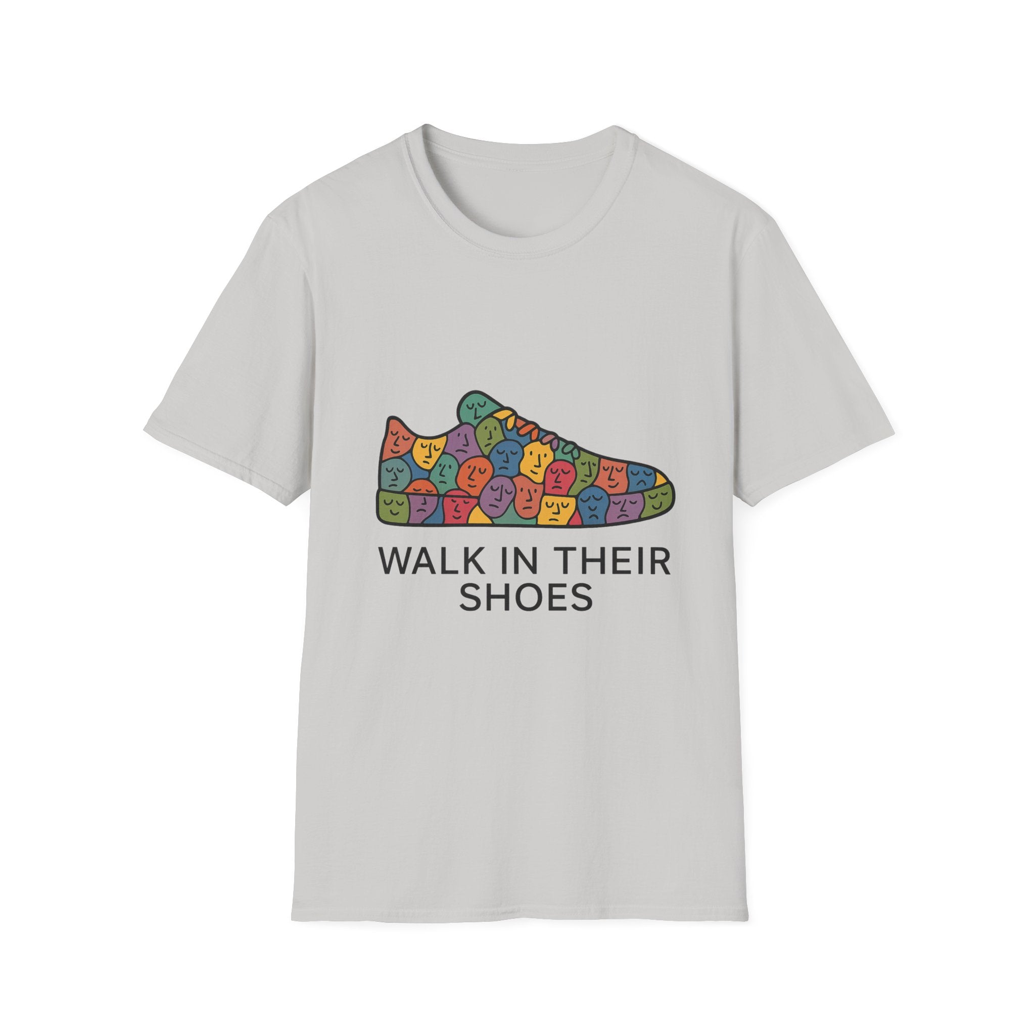 Empathy Graphic Softstyle T-Shirt: Walk in their shoes
