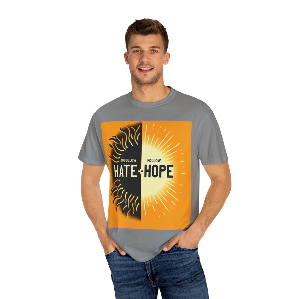 Hope vs Hate Inspirational Unisex T-shirt