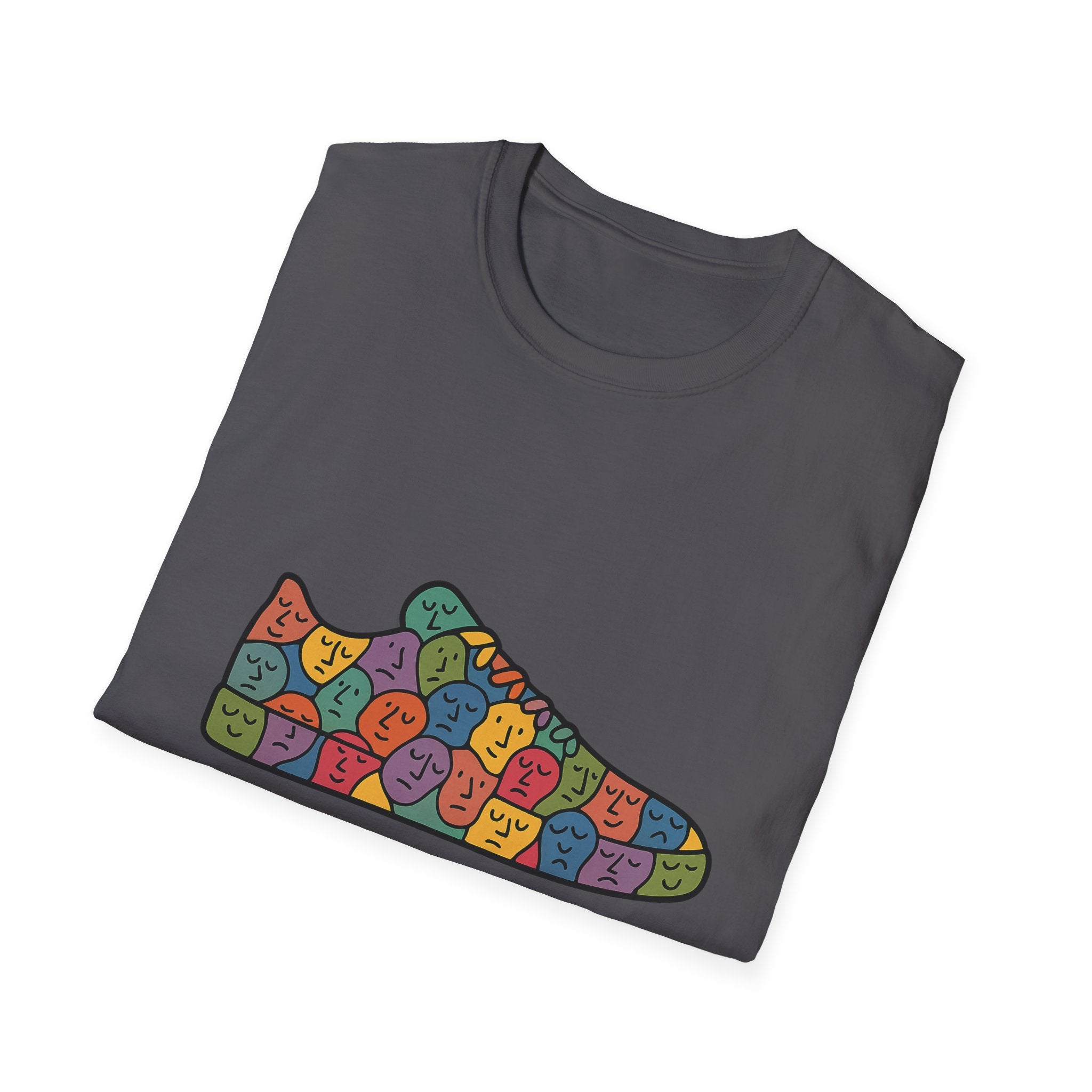 Empathy Graphic Softstyle T-Shirt: Walk in their shoes