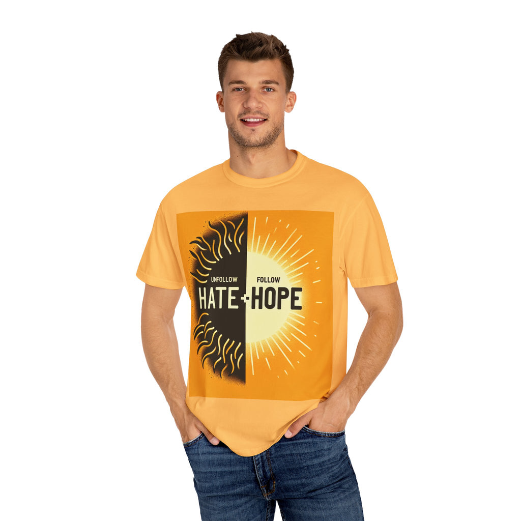 Hope vs Hate Inspirational Unisex T-shirt