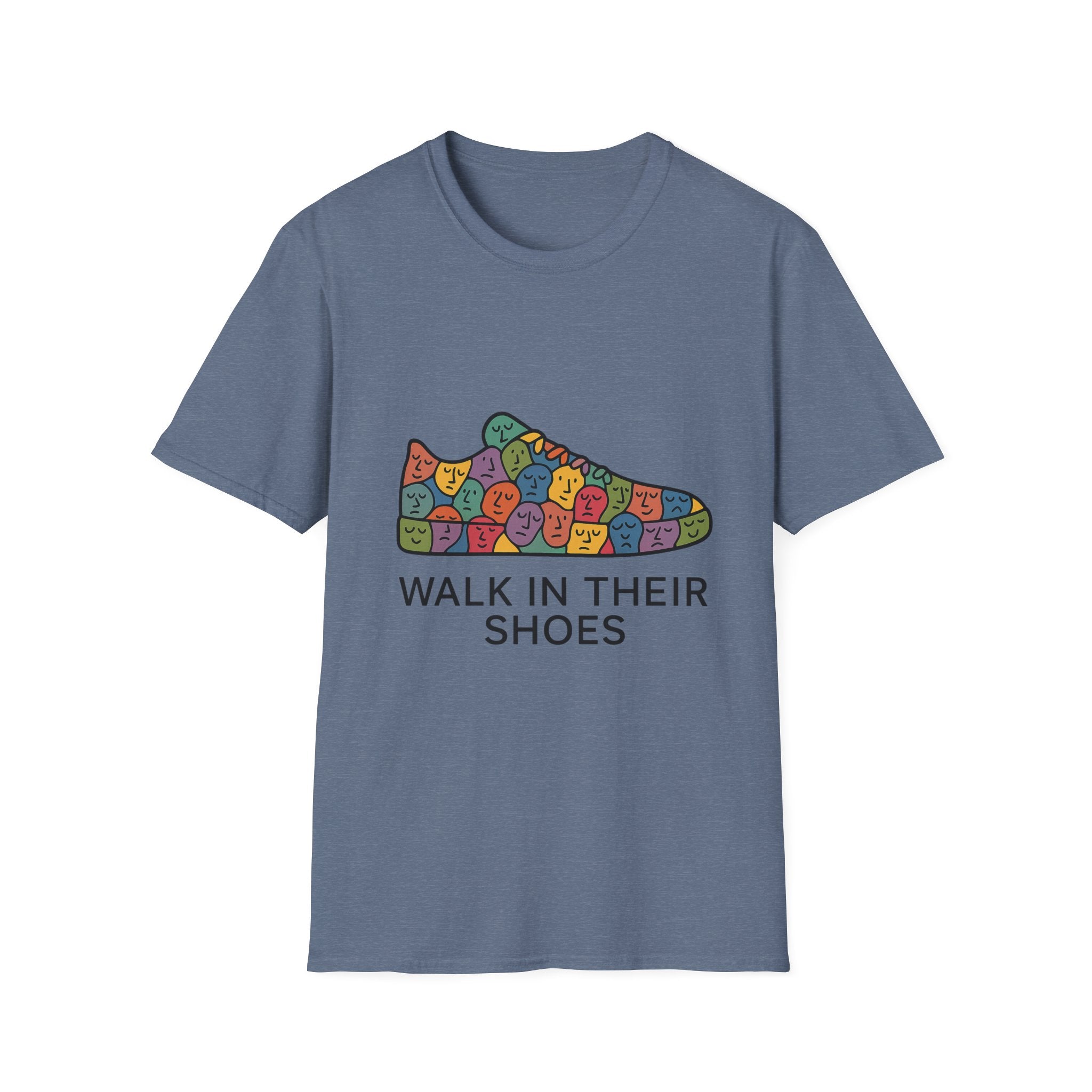 Empathy Graphic Softstyle T-Shirt: Walk in their shoes