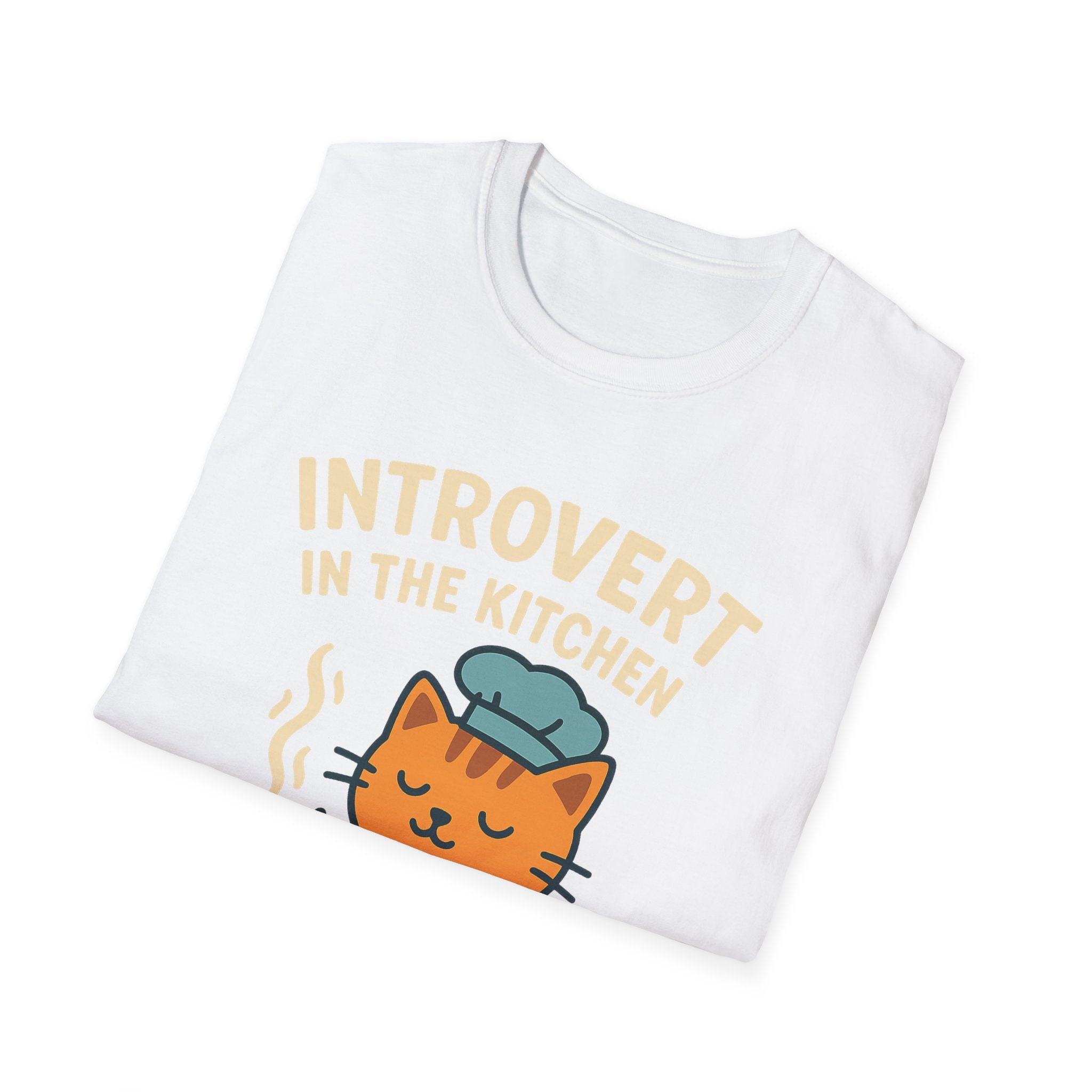 Cat Cooking Kitchen Softstyle T-Shirt