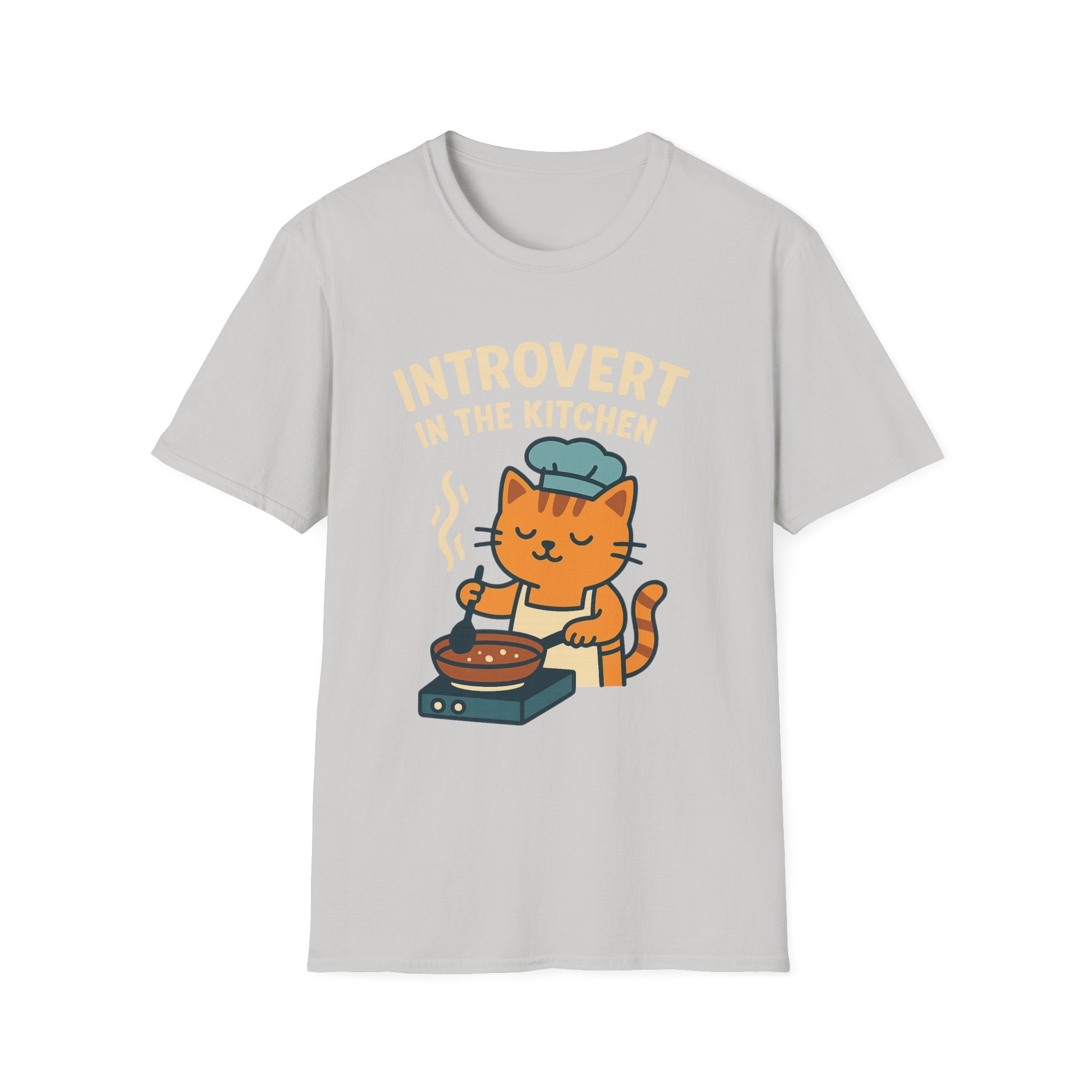 Cat Cooking Kitchen Softstyle T-Shirt