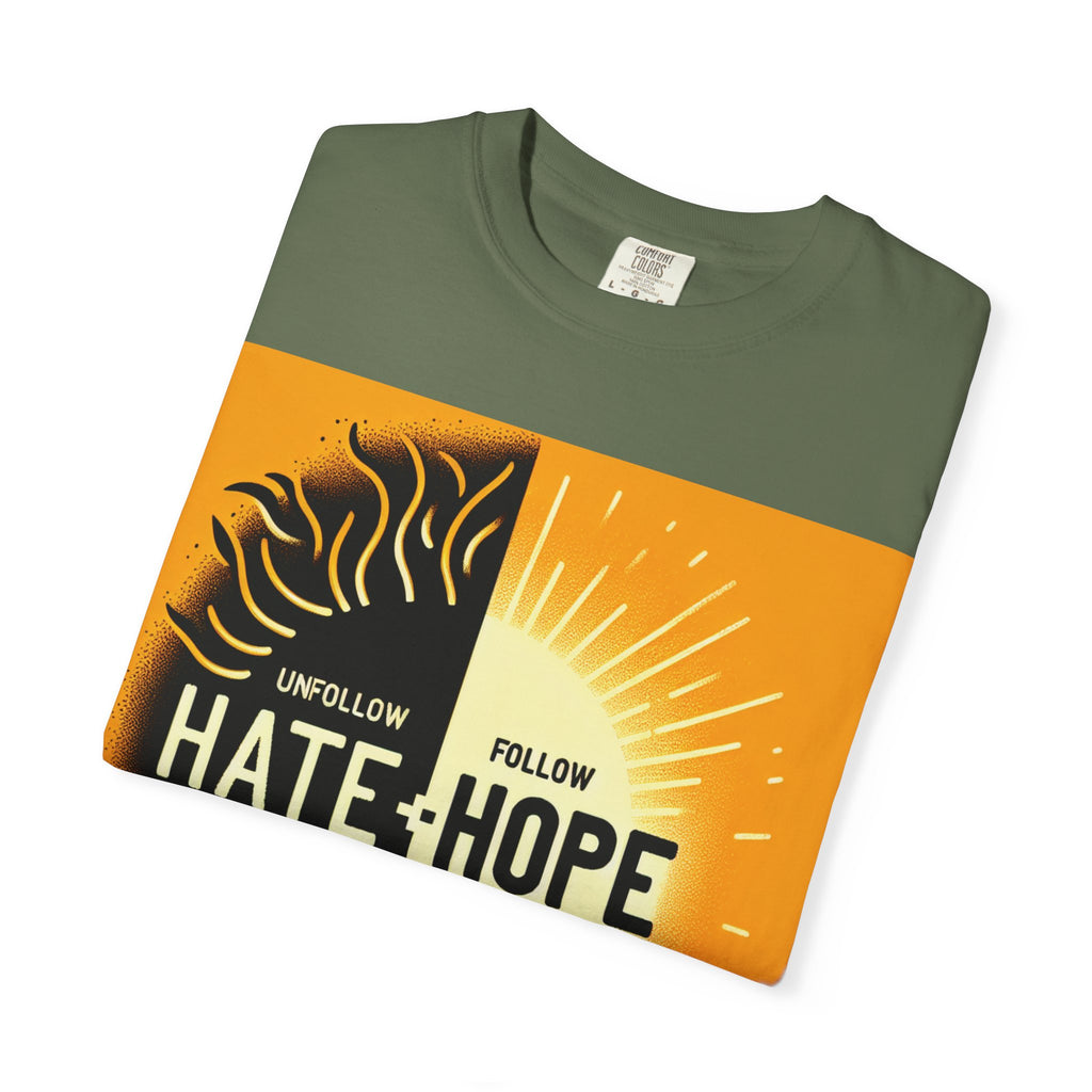 Hope vs Hate Inspirational Unisex T-shirt