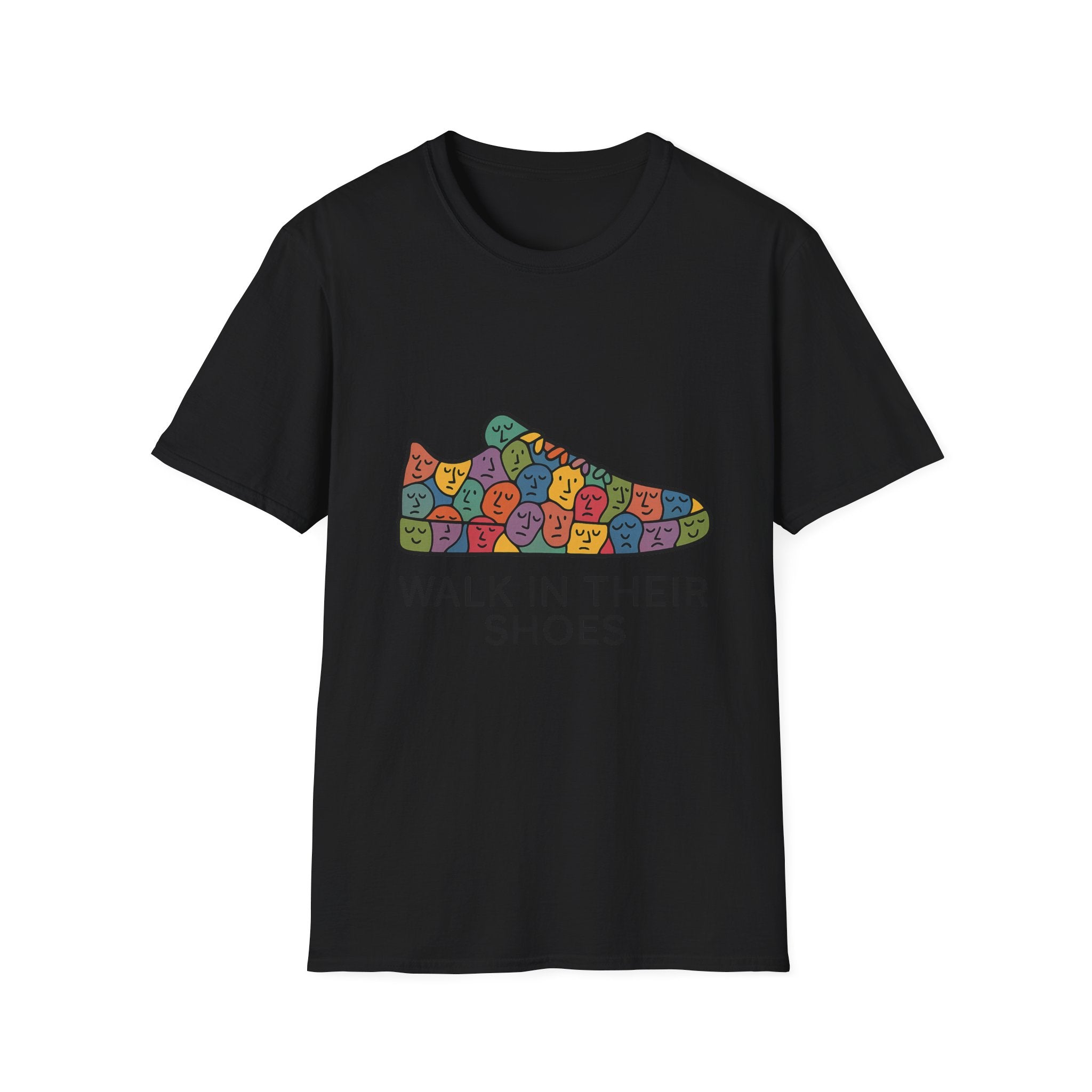 Empathy Graphic Softstyle T-Shirt: Walk in their shoes