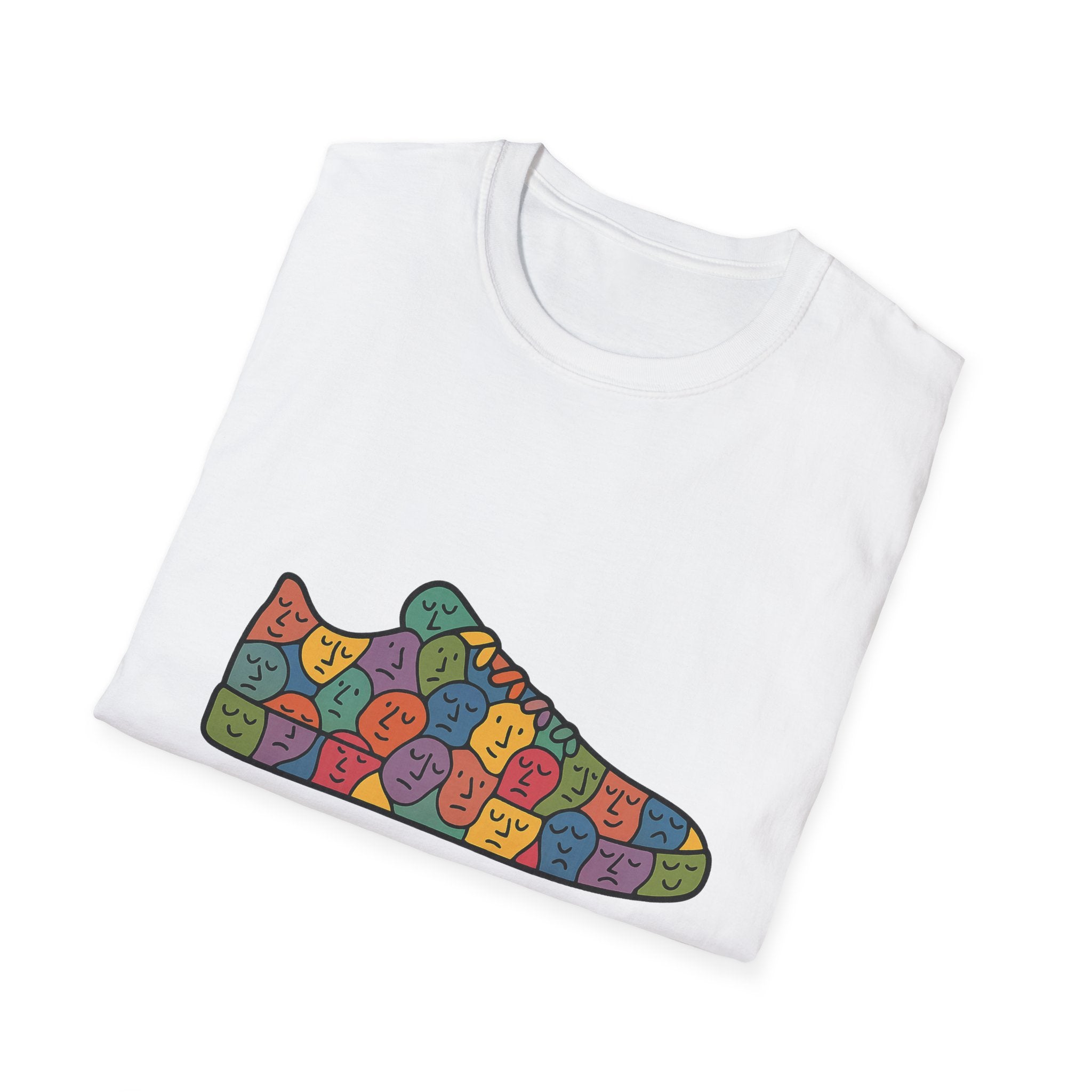 Empathy Graphic Softstyle T-Shirt: Walk in their shoes