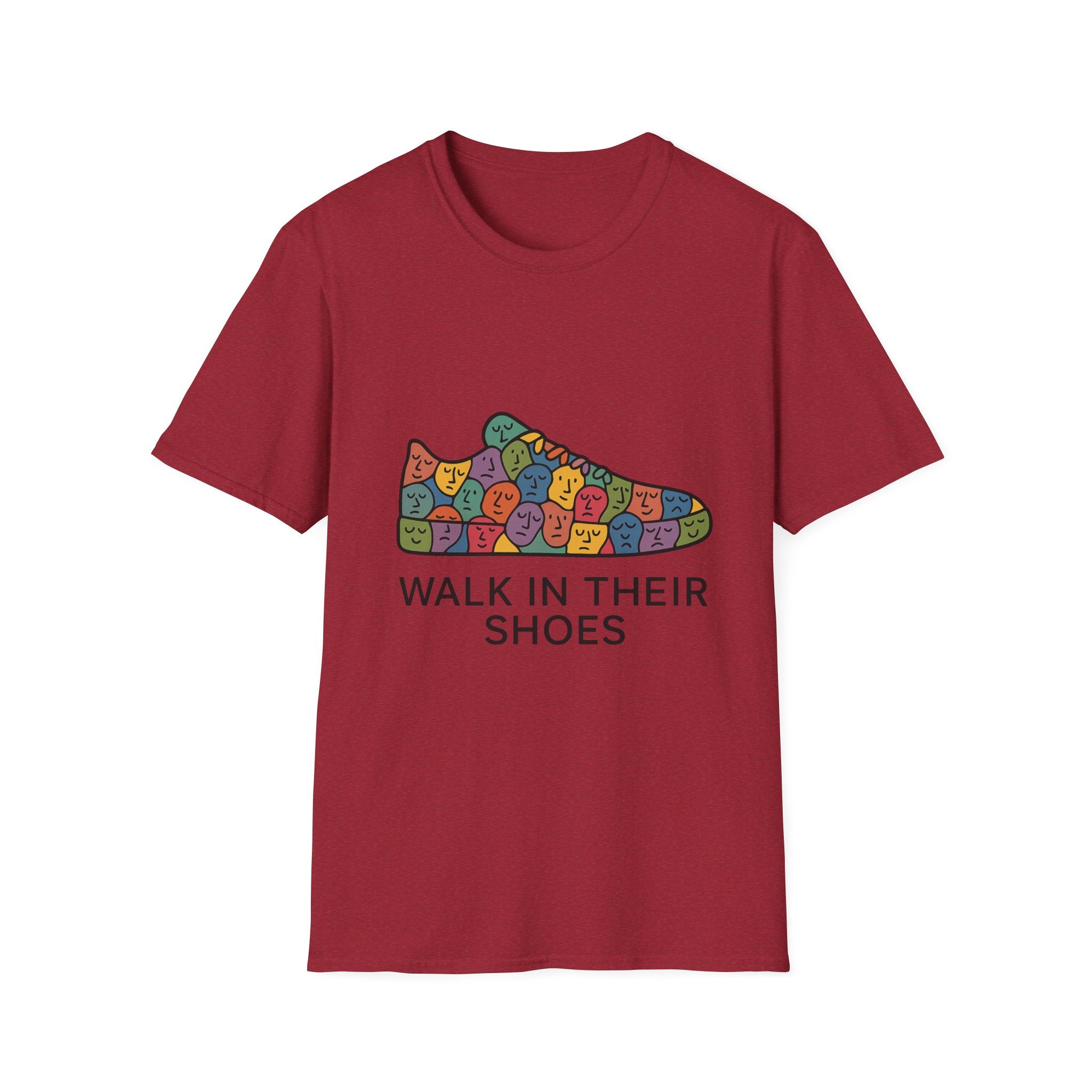 Empathy Graphic Softstyle T-Shirt: Walk in their shoes