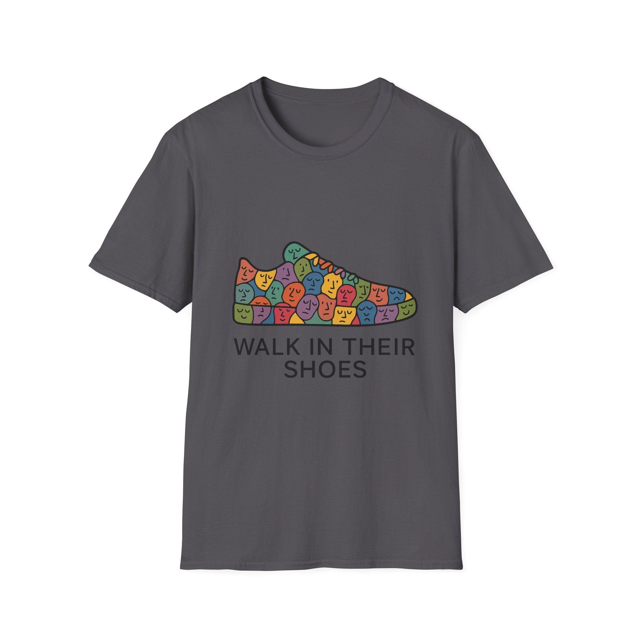 Empathy Graphic Softstyle T-Shirt: Walk in their shoes