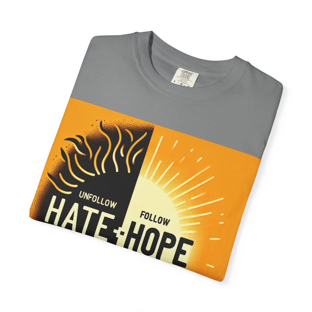 Hope vs Hate Inspirational Unisex T-shirt